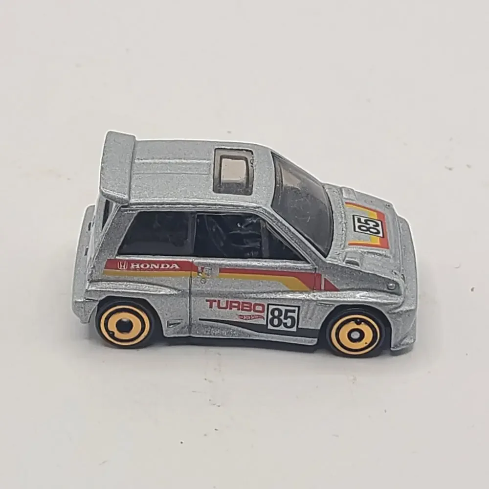 2017 Hot Wheels '85 Honda City Turbo ll #11/250 Silver HW Race Day NO PACKAGING